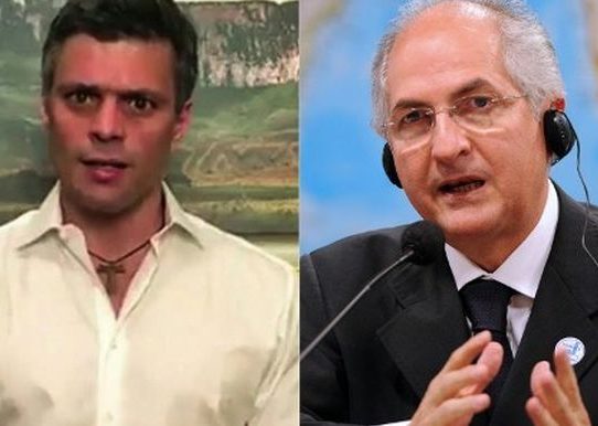 Opositores venezolanos Leopoldo López y Antonio Ledezma vuelven a ser detenidos