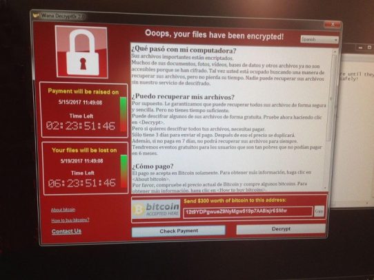 CSS reportó un intento de ataque Cibernético con el virus WannaCry