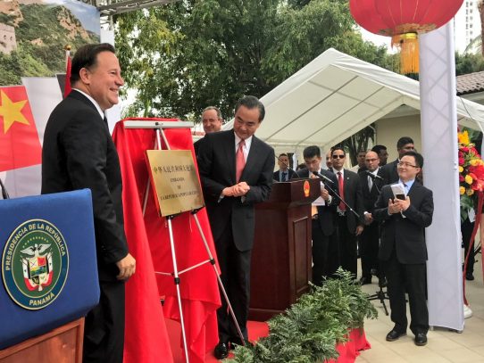 Inauguran embajada de la República Popular China en Panamá
