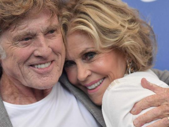 Veteranos Robert Redford y Jane Fonda juntos en película en festival de Venecia