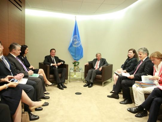 Varela invita a secretario general de la ONU a Panamá tras reunión en Nueva York