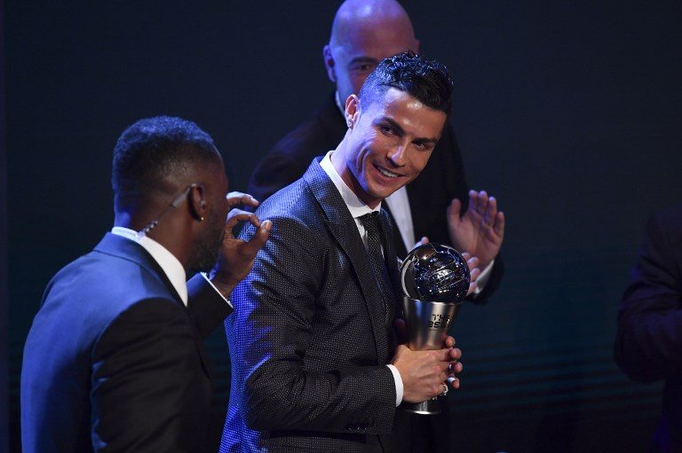 Cristiano Ronaldo se hace con el premio 'FIFA Best' al mejor jugador del año