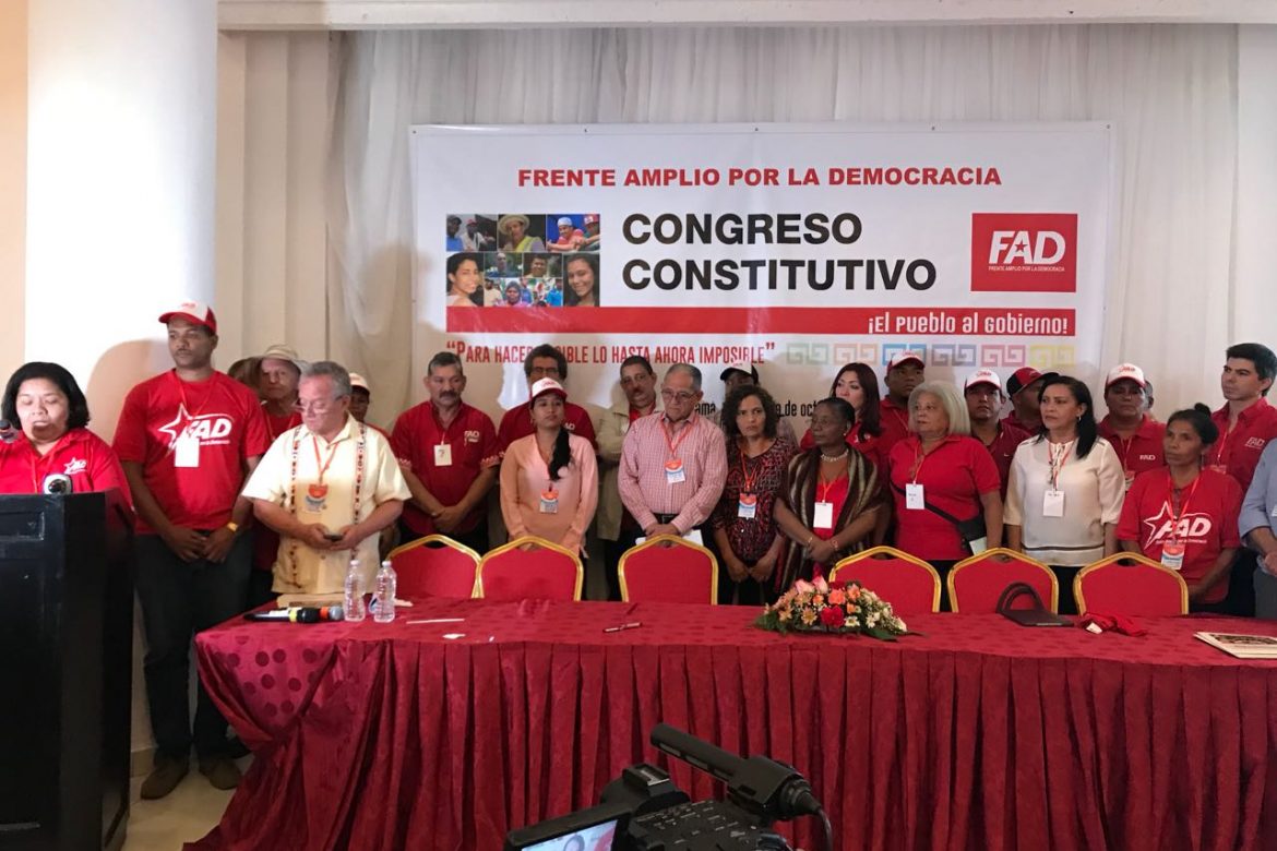PRD y el FAD avanzan con hoja de ruta para elecciones generales del 2019