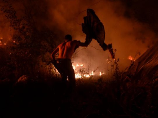 Al menos 34 muertos en incendios en Portugal y España