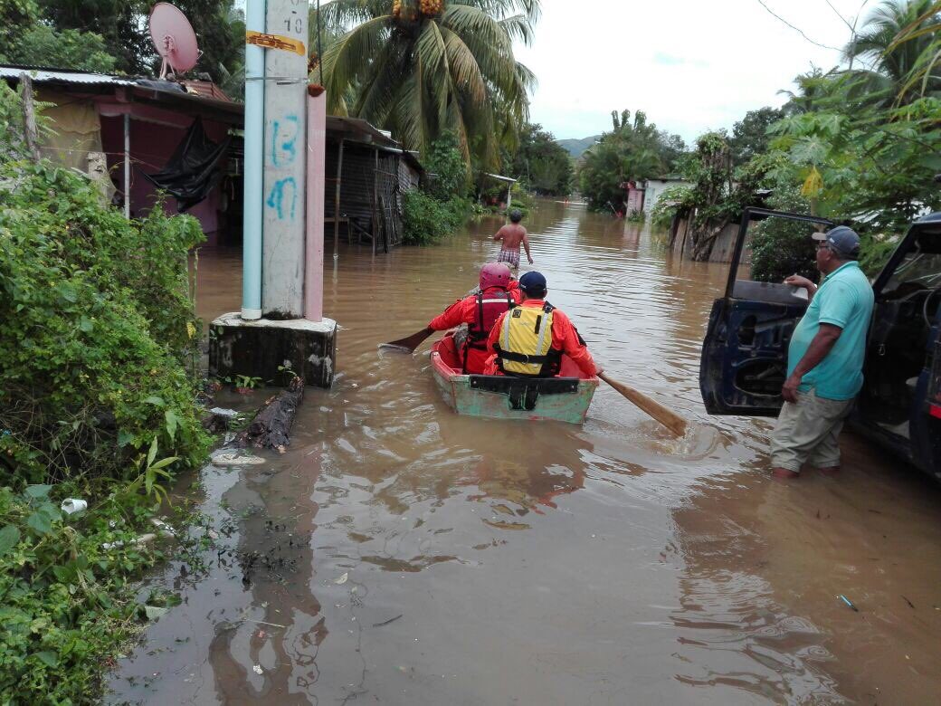 300 familias afectadas por las lluvias  de este jueves en Chiriquí y Veraguas