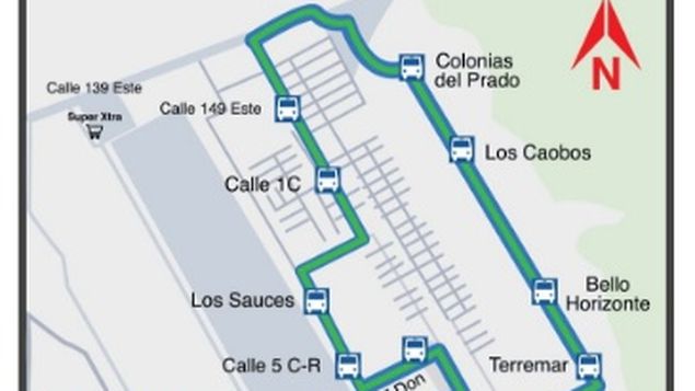 Desde este lunes Mi Bus unificará recorrido en las  rutas Corredor Sur – Don Bosco – Caobos