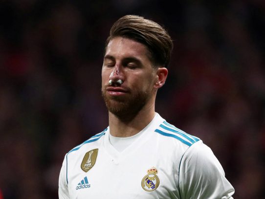 Real Madrid confirma fractura de nariz de Ramos