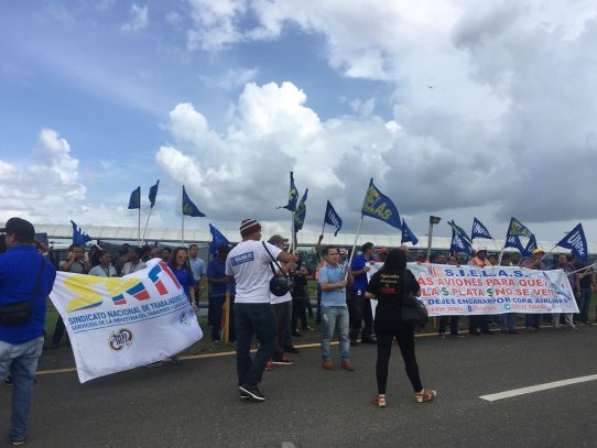 Pilotos descontentos protestaron nuevamente contra Copa Airlines