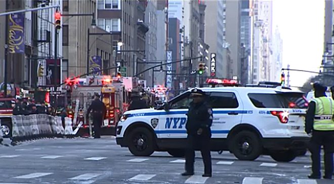 Cuatro heridos en una explosión en un túnel del metro en Nueva York