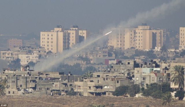 Cohete disparado desde Gaza impacta en ciudad israelí