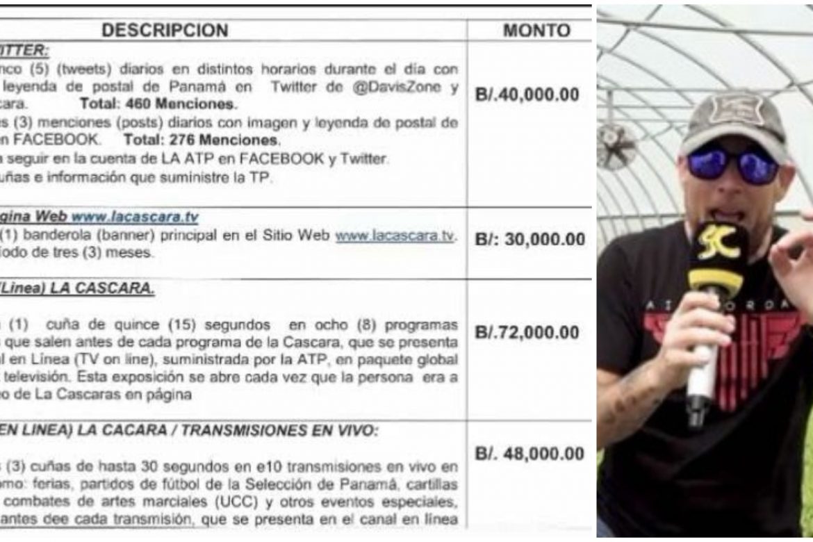 Frenadeso difunde pagos del gobierno de Martinelli a La Cáscara