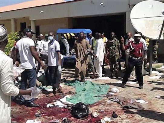 Al menos 13 muertos y unos 50 heridos tras doble atentado en Nigeria