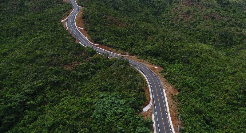 Entregan nueva carretera El Peñón-Cerro Plata