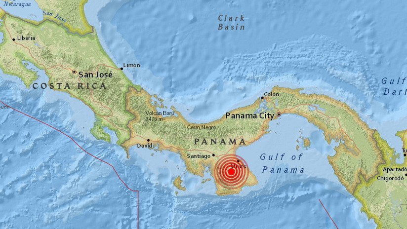 Temblor de 5.8 sacude Panamá