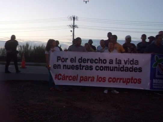 Protestas en Panamá Este por contaminación en el río Pacora