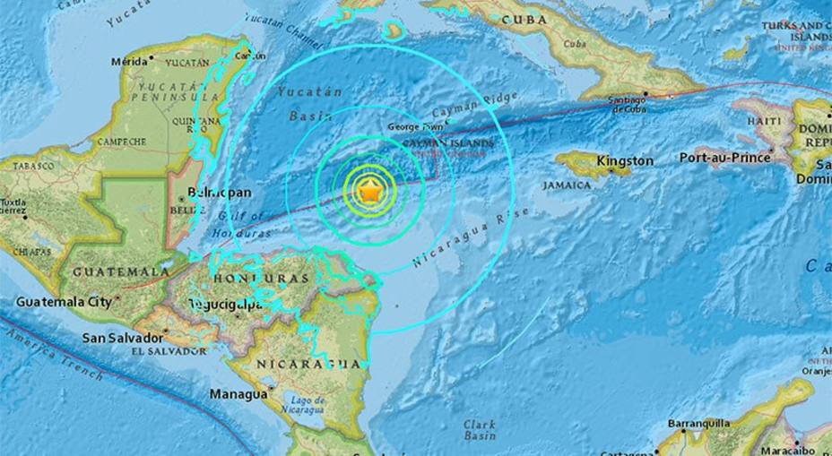 Sinaproc descarta tsunami para Panamá tras sismo de 7,6 grados en Honduras