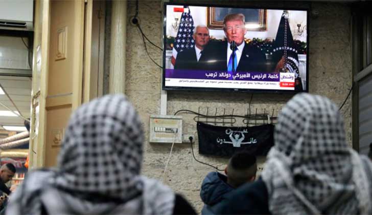 Los palestinos rechazan las presiones del "opresor" Trump