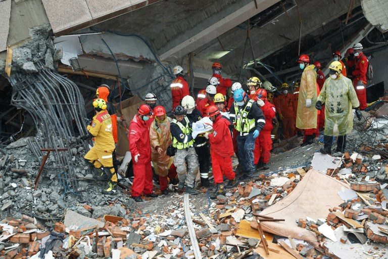 Siete muertos y más de 250 heridos en un terremoto en Taiwán
