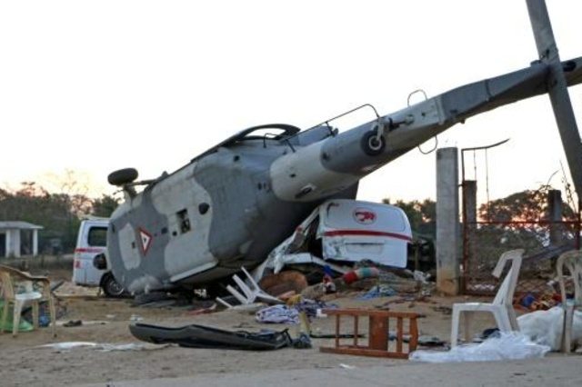 Trece muertos en México al caer un helicóptero cerca de epicentro del sismo