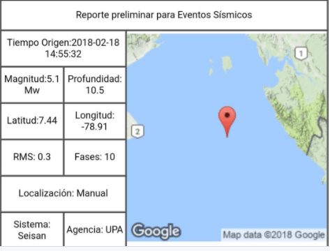 Sismo de 5.1 grados fue sentido en Darién, Panamá Oeste y Coclé