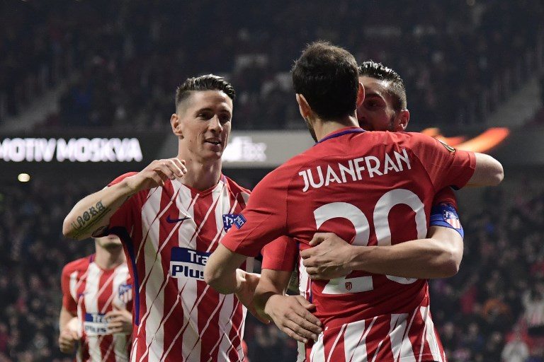 El Atlético pone un pie en los cuartos de la Europa League