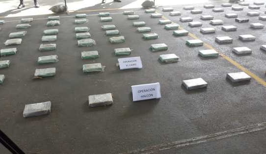 Decomisan 114 paquetes de sustancias ilícitas en Darién