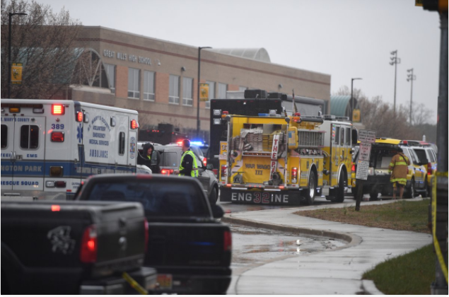 Fallece atacante de tiroteo en escuela de Maryland; hay dos heridos
