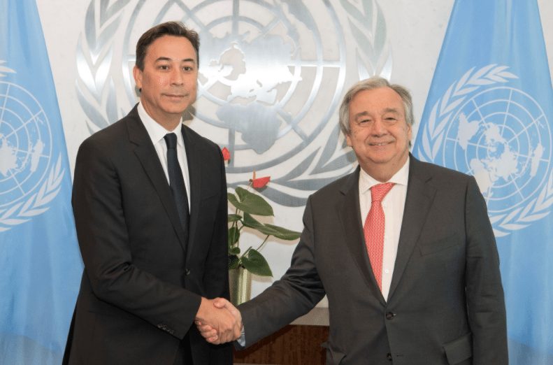 Arrocha entrega credenciales como embajador panameño ante la ONU