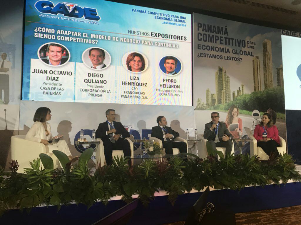 Transmisión en vivo de la conferencia CADE 2018 Panamá competitiva para una economía global