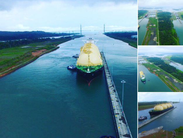 Canal de Panamá recibe tránsito inaugural del buque neopanamax LNG Sakura