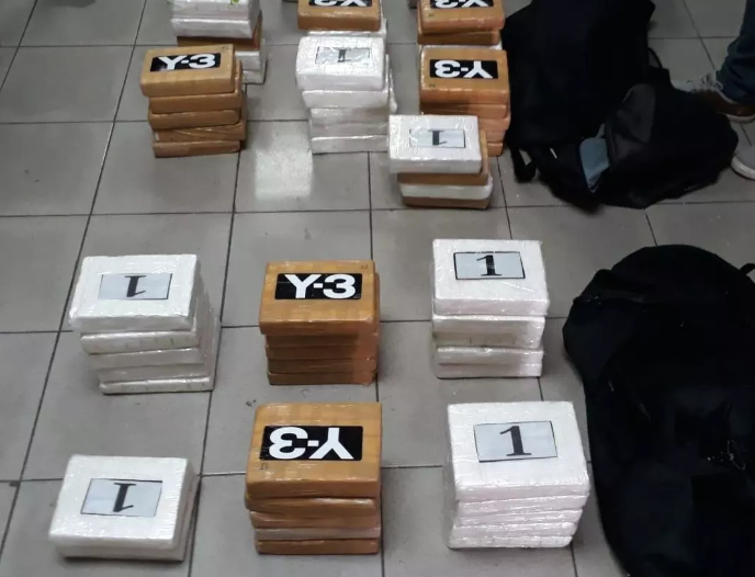 Decomisan 113 paquetes de droga dentro de un contenedor en Colón