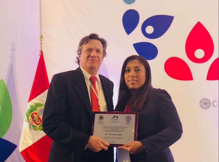 Panameña recibe Premio Marítimo de las Américas 2018
