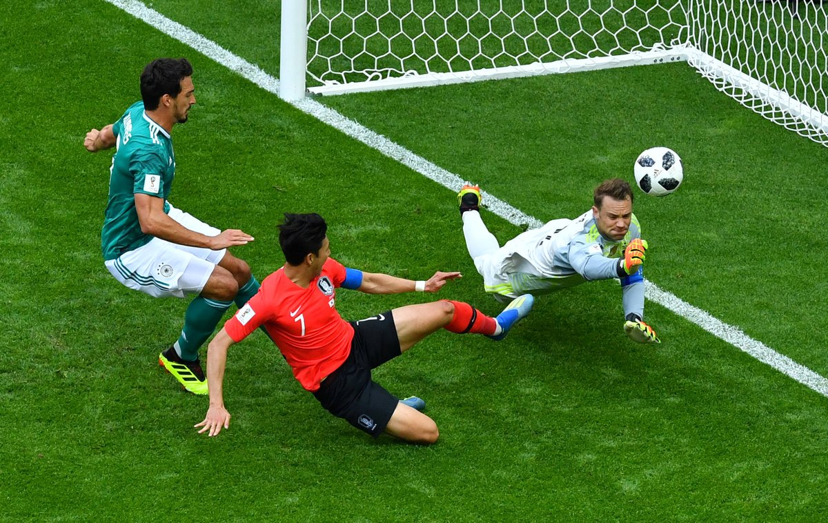 Corea con dos goles elimina a Alemania y salva a México
