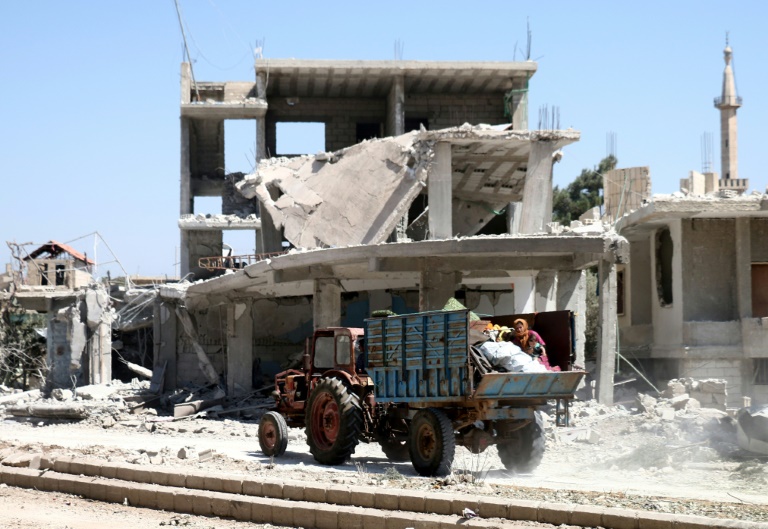 Al menos 15 civiles muertos en bombardeos en el sur de Siria