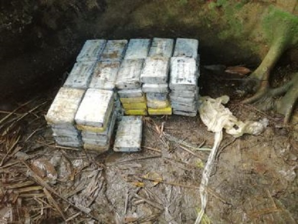 Decomisan 61 paquetes de sustancias ilícitas en la provincia de Colón