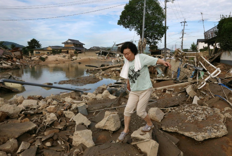 El desamparo de los supervivientes de las inundaciones en Japón