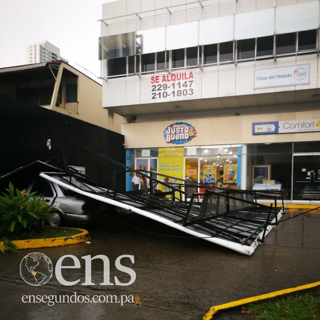 Fuerte tormenta afectó varios puntos de la ciudad de Panamá