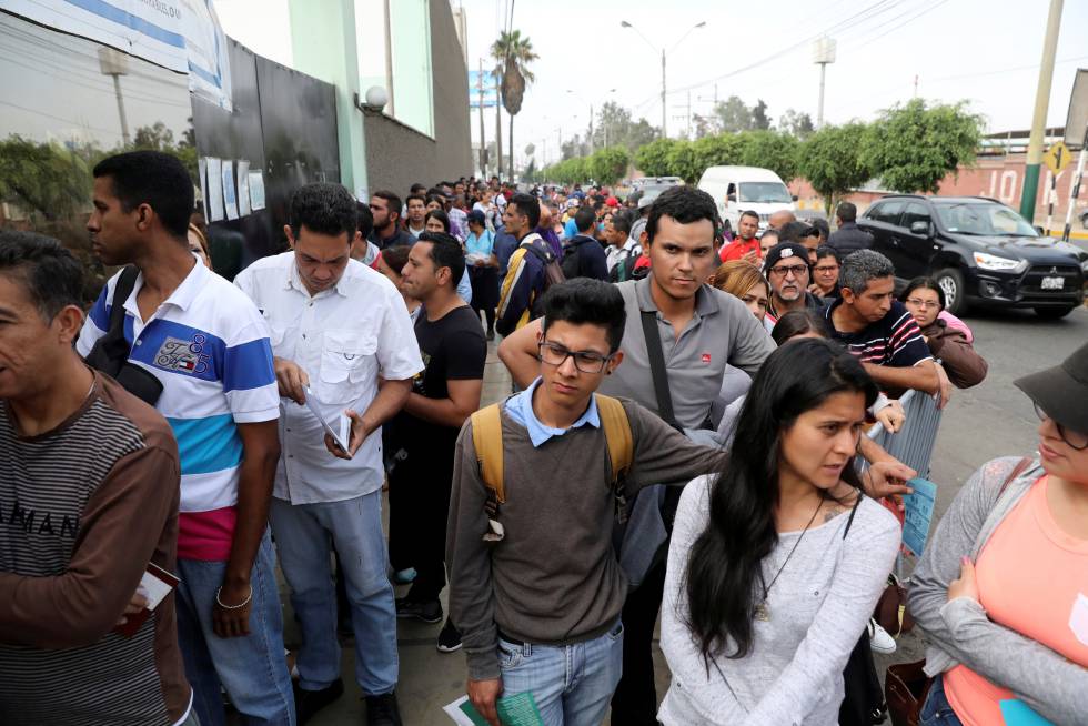 Más de 120.000 venezolanos pidieron refugio en Perú