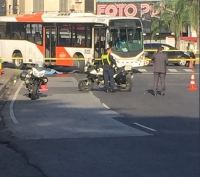 Muere peatón atropellado por Metro Bus en la  Plaza 5 de Mayo