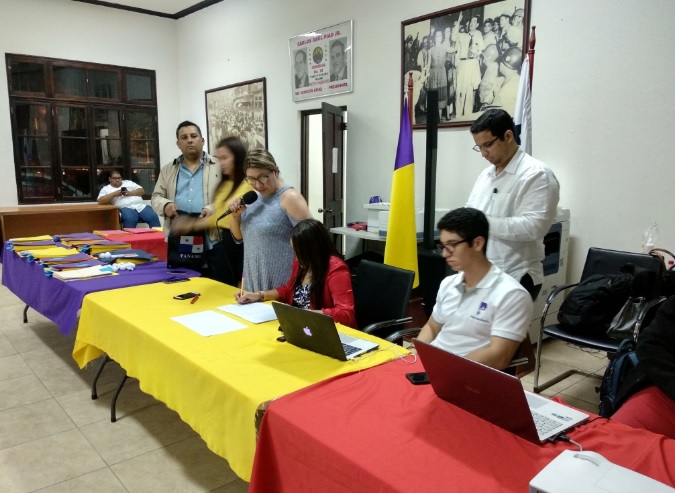Panameñistas realizan sorteo de posiciones a precandidatos presidenciales