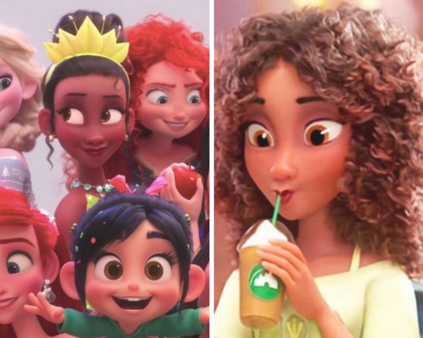 "WiFI Ralph" se hace viral por "blanquear" a la única princesa negra de Disney