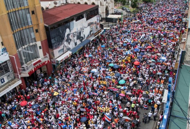 En Costa Rica sindicatos y gobierno alcanzan acuerdo para levantar huelga