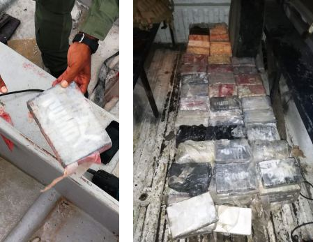 Decomisan 192 paquetes de droga en la Costa Arriba de Colón