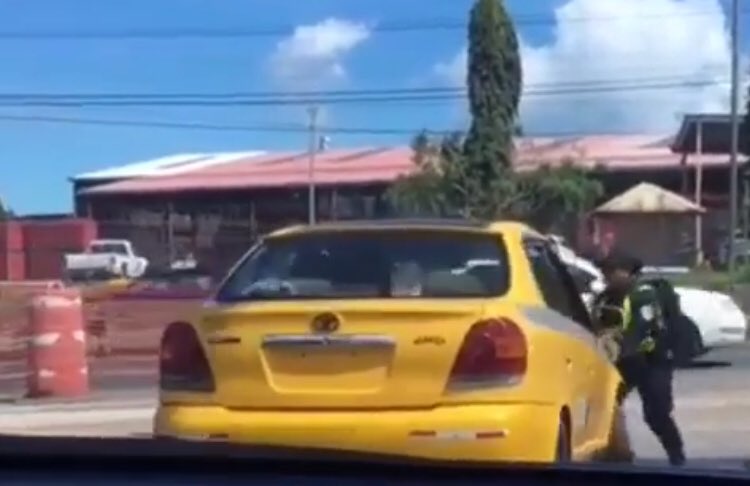 Policía tras la pista de taxista que atropelló a una agente en La Chorrera