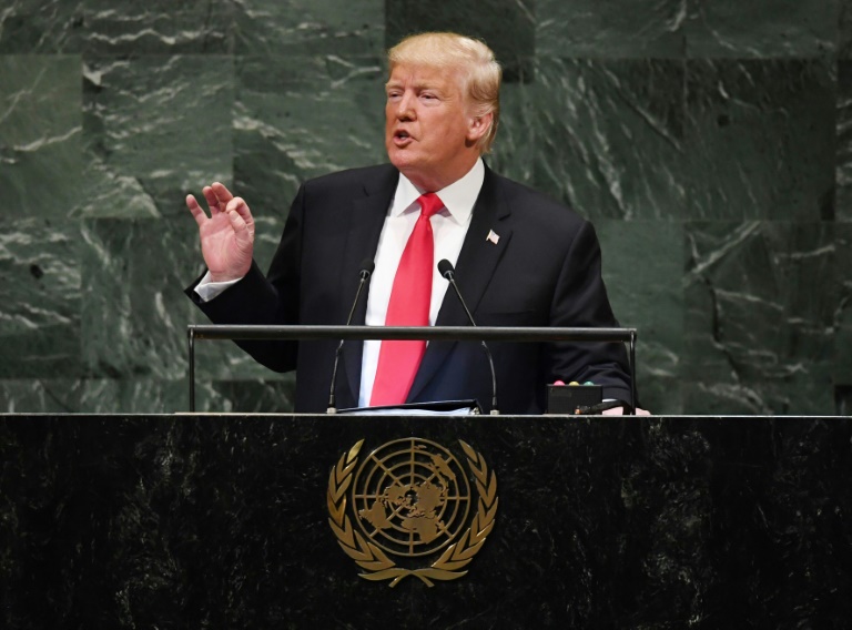 Trump dice en la ONU que "el presidente de Venezuela podría ser derrocado"