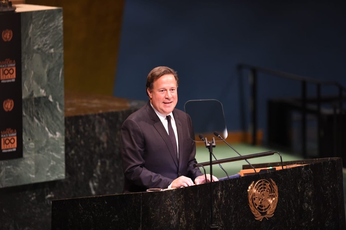 Varela reitera compromiso de Panamá para "promover la paz global"