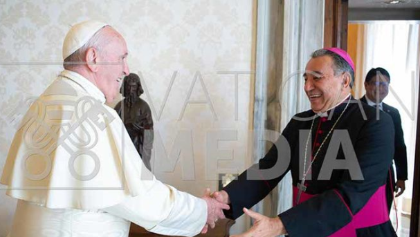 Ulloa presenta al Papa avances de la organización de la JMJ