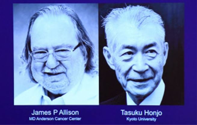 Estadounidense James P. Allison y japonés Tasuku Honjo ganan el Premio Nobel de Medicina
