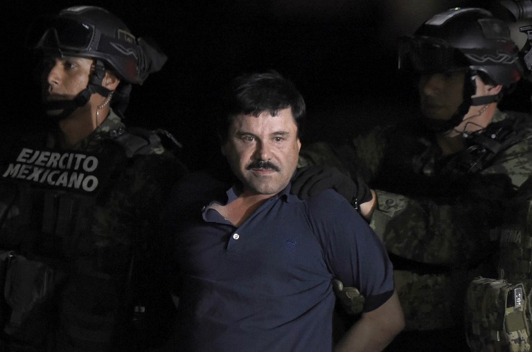 "El Chapo", de narco más buscado a trofeo de EEUU tras las rejas