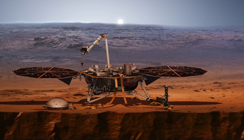 La NASA en la cuenta regresiva para el aterrizaje de un sismómetro en Marte